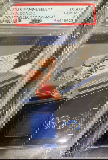 2018-19 Panini Select Luka Doncic Draft Selections Memorabilia PSA 10