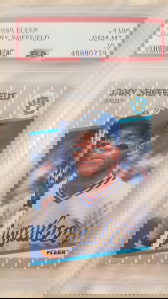 1989 FLEER Gary Sheffield PSA 10 