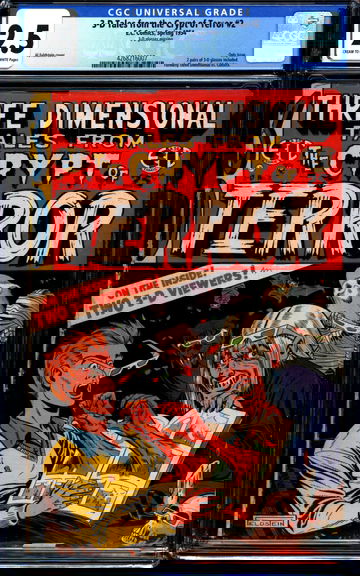 Three Dimensional (3-D) Tales from the Crypt of Terror #2 (1954) graded CGC 2.5