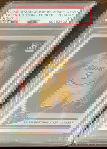 2019 Panini Donruss Optic Talen Horton Tucker Holo Silver Prizm RC PSA 10