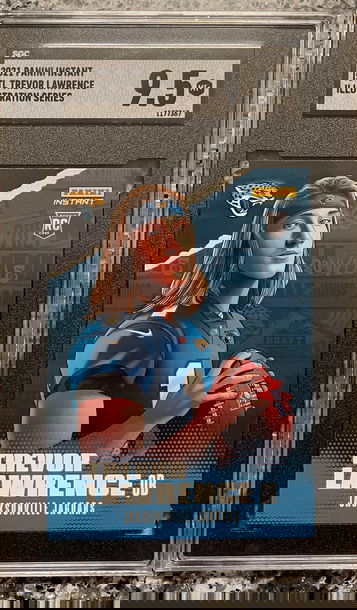 Trevor Lawrence 2021 Panini Instant Illustration Series Rookie RC SGC 9.5 Mint