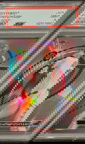 2023 Finest Shohei Ohtani Rose Gold PSA 9 36/75