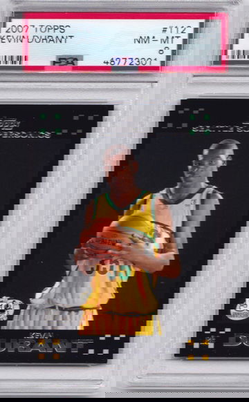 2007 Kevin Durant Topps PSA 8