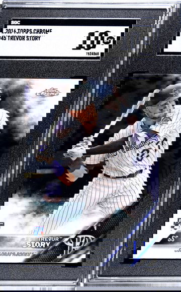 2016 Topps Chrome Trevor Story SGC 10