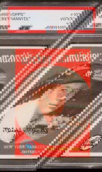 1959 MICKEY MANTLE TOPPS PSA 4