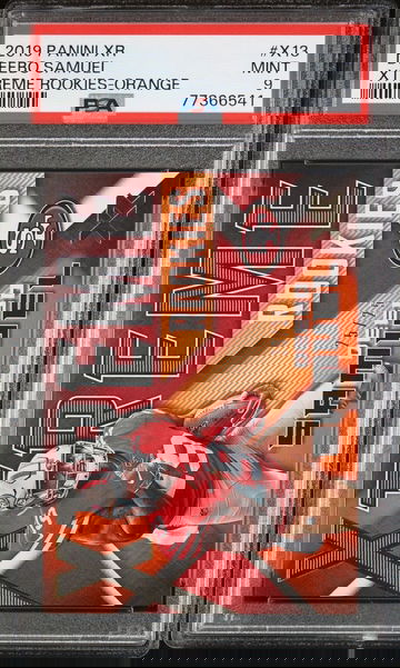 2019 Panini XR Deebo Samuel Xtreme Rookies Orange RC 25/25 SF 49ers PSA 9 Mint