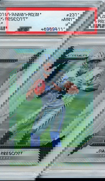 Dak Prescott 2016 Prizm Rookie PSA 9 Cowboys