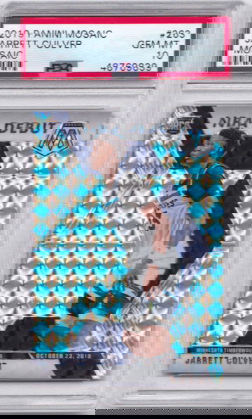 Jarrett Culver 2019 Mosaic Mosaic Debut PSA 10 