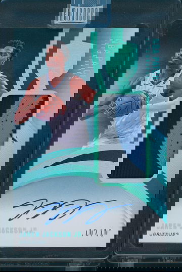 2024 Eminence Jaren Jackson Jr. #NPA-JJJ NBA Patch Autographs Silver Holo #10/10 2-COLOR PATCH AUTO GRIZZLIES SSP