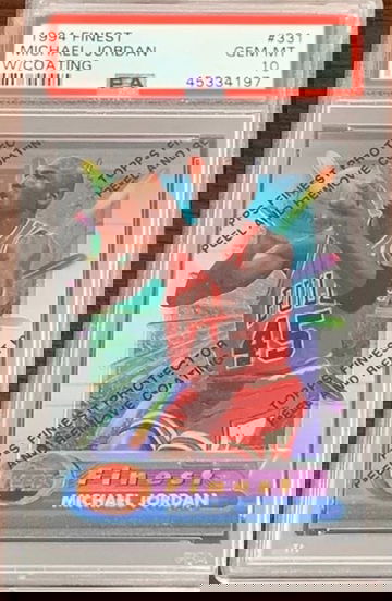 1994 Finest Michael Jordan W/Coating PSA 10