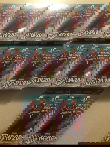 2019-20 Mosaic basketball hangers (10) box lot 