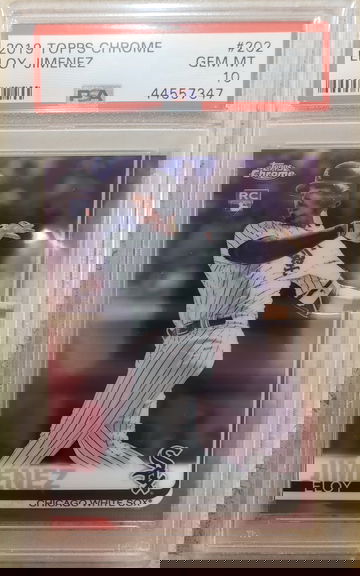 2019 Topps Chrome Eloy Jimenez PSA 10