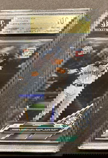 2024 Topps Now Offseason Ichiro Suzuki OS14 BGS 10 Pristine