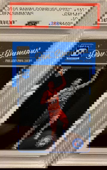 BEN SIMMONS 2016 OPTIC ROOKIE PSA 10 GEM MINT