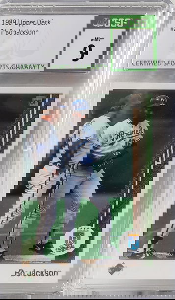 1989 Upper Deck Bo Jackson #221 CSG 9