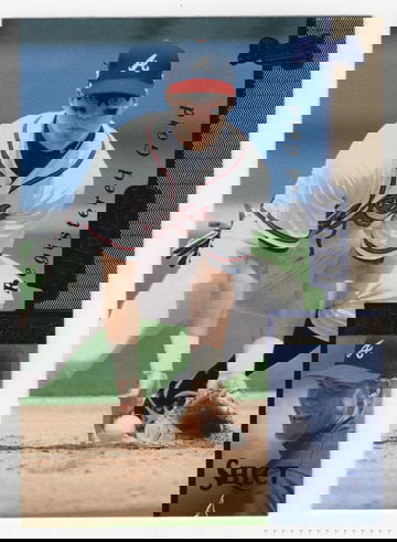 1997 PINNACLE SELECT REGISTERED GOLD CHIPPER JONES # 63 HOF