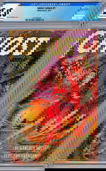 GHOST COMICS #1 CGC 2.0 *PRE-CODE GOLDEN AGE HORROR* WHITMAN FICTION HOUSE 1951