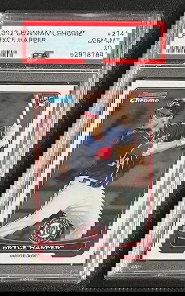 2012 Bowman Chrome #214 Bryce Harper RC PSA 10 GEM MINT Rookie