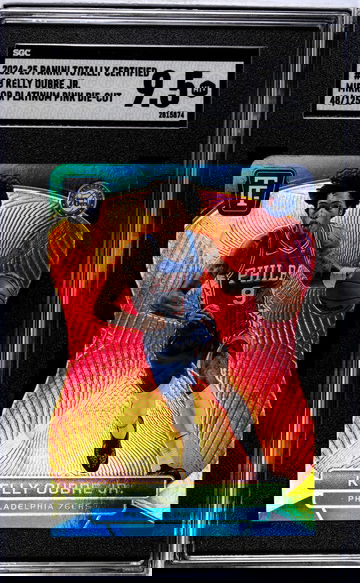 2024-25 Panini Totally Certified #28 Kelly Oubre Jr. Mirror Platinum Pink Die-Cut /125 SGC 9.5