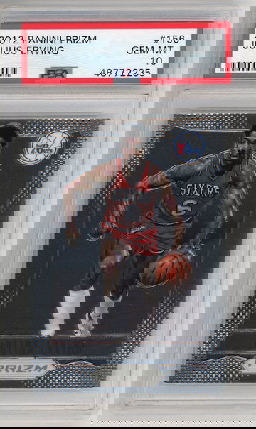 Julius Erving 2012 Prizm PSA 10