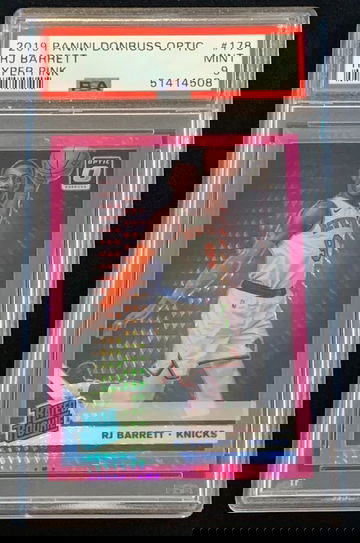 2019 Panini Donruss Optic RJ Barrett Hyper Pink PSA 9