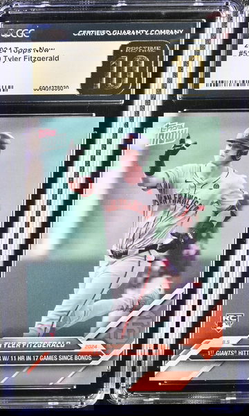 2024 TOPPS TYLER FITZGERALD #519 Rookie limited print /1203 Gold Label Pristine CGC 10