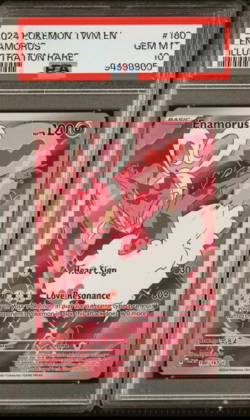 2024 Pokemon Twilight Masquerade Illustration Rare Enamorus #180 PSA 10