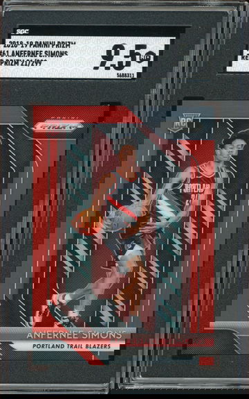 Anfernee Simons 2018-19 Panini Prizm Red Rookie RC #D /299 SGC 10 Gem Mint Nice