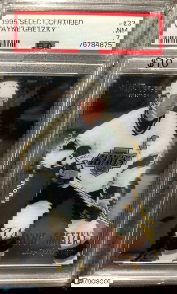 1995 Select Certified Watne Gretzky #23 PSA 7 GOAT HOF