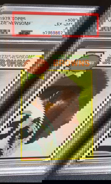 1979 Topps Ozzie Newsome #308 RC HOF PSA-6 EX-MT