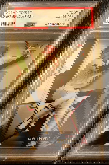 Shohei Ohtani 2018 Finest #100 Rookie Card PSA 10