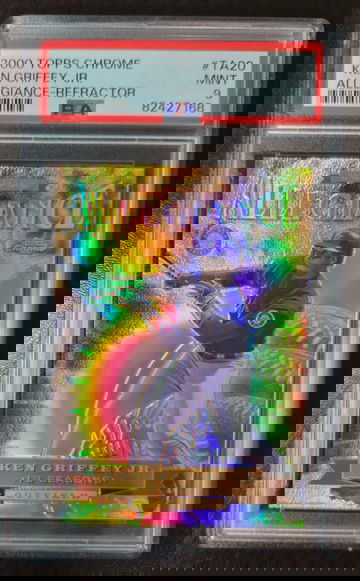 2000 Topps Chrome Allegiance Refractor #/100 Ken Griffey Jr. PSA 9