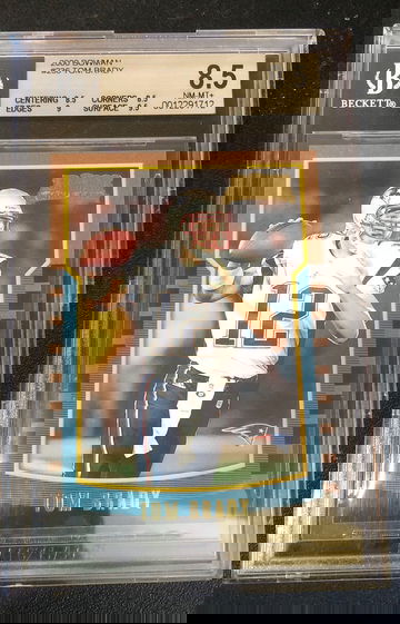 2000 Bowman Tom Brady BGS 8.5