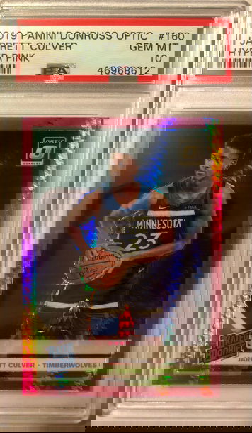 2018 Jarrett Culver Optic Hyper Pink Prizm Low Pop