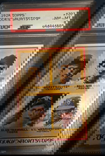 1978 Topps Rookie Shortshops PSA 8!