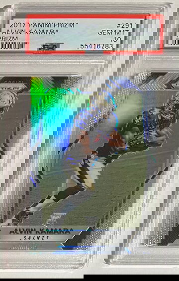 2017 Prizm SILVER Alvin Kamara Rookie PSA 10 Saints