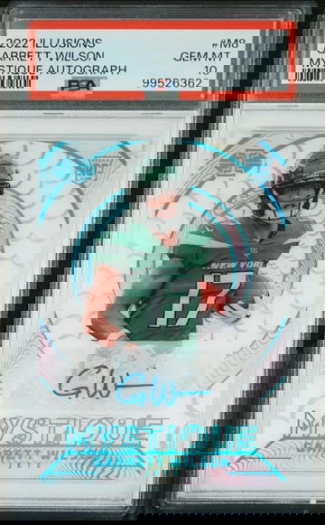 2022 Illusions Garrett Wilson Mystique Autographs - PSA 10