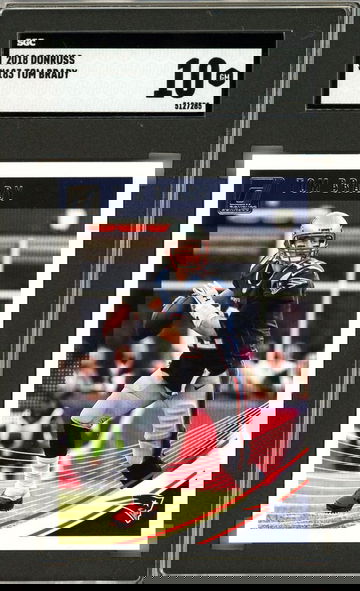 Tom Brady 2018 Donruss SGC 10 Gem Mint