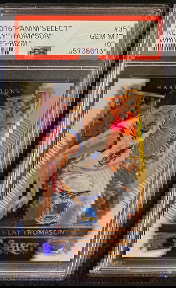 2016 Panini Select Klay Thompson White Prizm #35 Serial # 94/149  PSA 10 Gem MInt! SP! POP 4!