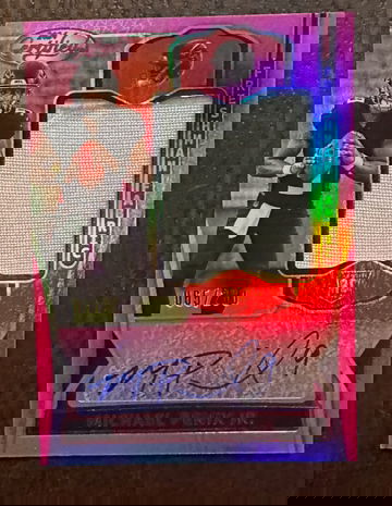 2024 Certified Michael Penix Jr Freshman Fabric Auto Pink /260