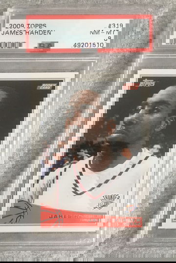 2009 Topps James Harden #319 PSA 8 NM-MT