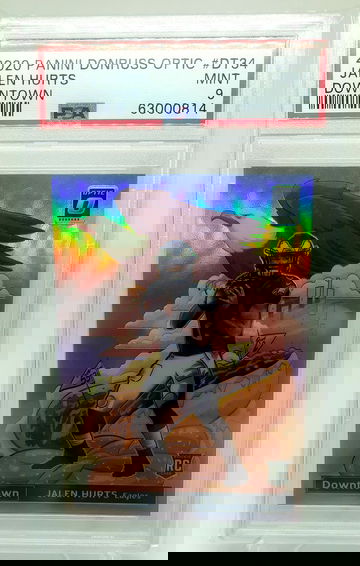 Jalen Hurts 2021 Donruss Optic Downtown Psa 9