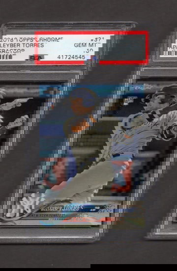 2018 Topps Chrome Refractor #31 Gleyber Torres PSA 10 RC