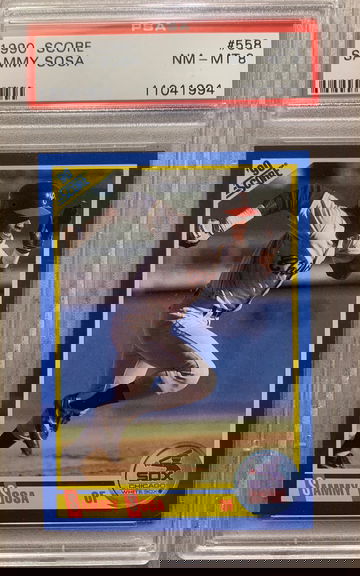 1990 Score Sammy Sosa RC #558