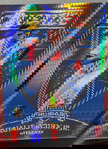 2018 Panini Crusade Ronald Acuna Jr. RC Hyper Prizm 294/299 