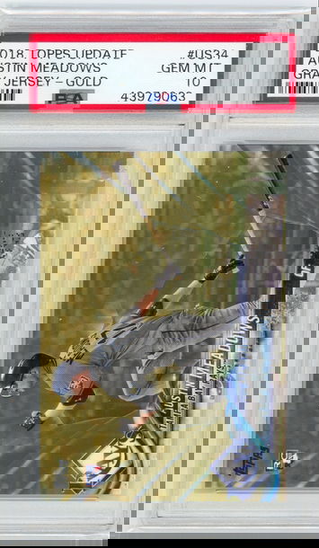 2018 Topps Update Austin Meadows Gold