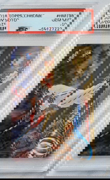 2018 Topps Chrome Juan Soto HMT98 PSA 10