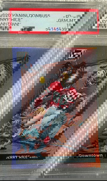 2020 panini donruss Jerry rice downtown psa 10 gem mint #D-JR 49ers 