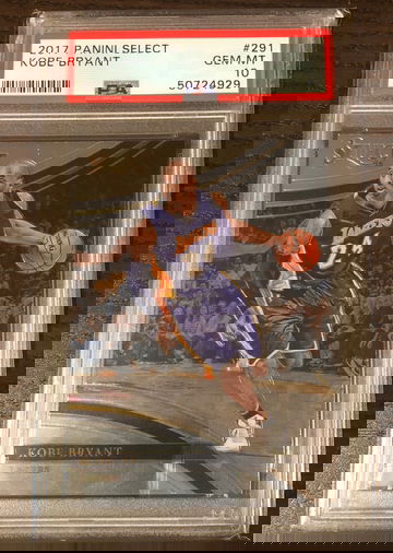 2017 Select courtside Kobe Bryant PSA 10 Gem