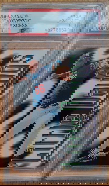 1998 Skybox Dugout Axcess Paul Konerko PSA 6